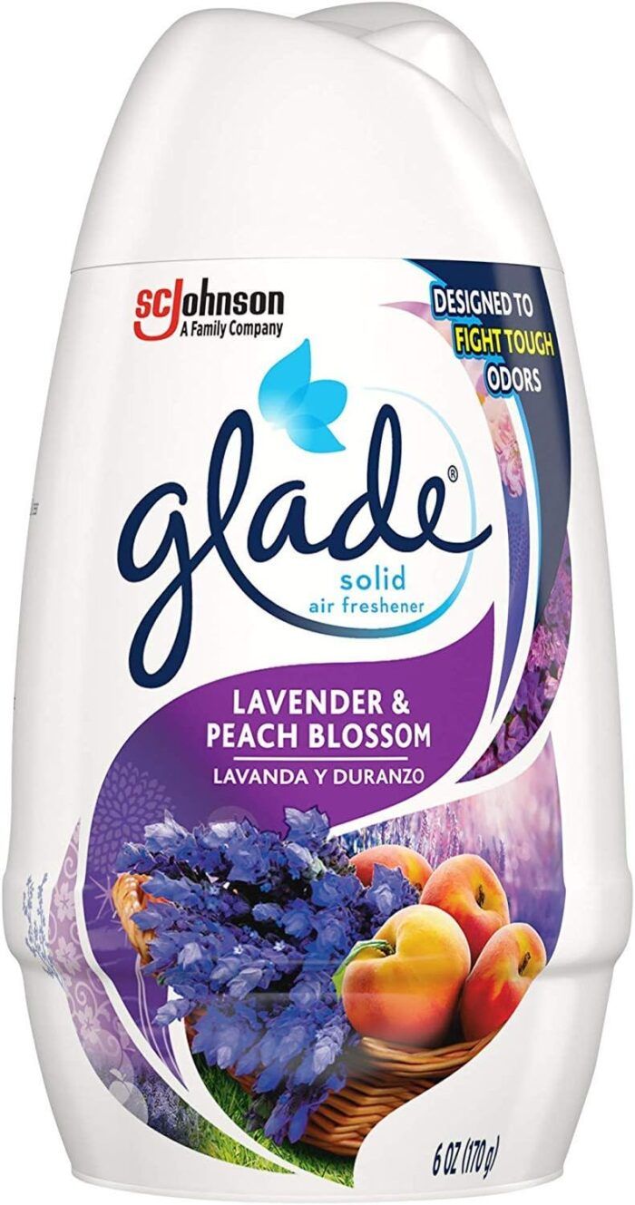 glade air freshener solid lavender & peach blossom image