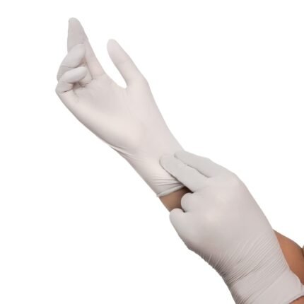 halyard sterling nitrile exam gloves powder free 3.8 mil, 9.5 gray small image