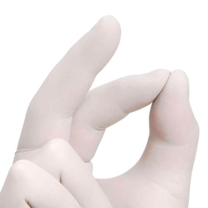 halyard sterling nitrile exam gloves powder free 3.8 mil, 9.5 gray small image