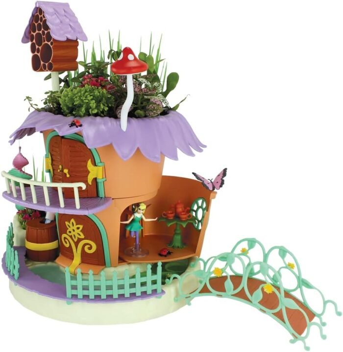 my fairy garden nature cottage toy figurine and plant kit