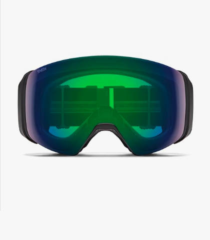 smith 4d mag s goggles with chromapop lens black everyday green mirror lens image