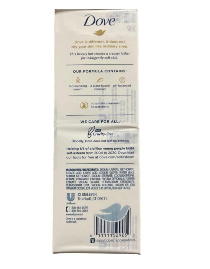 dove purely pampering beauty bar image