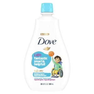 dove kids care bubble bath hypoallergenic formula image