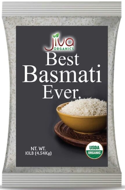 java organics basmati rice 10lb bag image