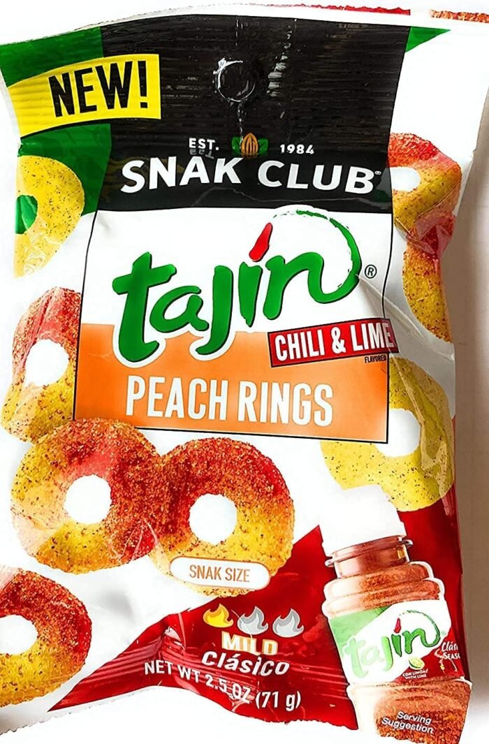 tajin chili and lime peach ring pack image