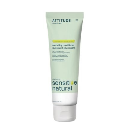attitide nourishing hair conditioner for sensitive dry scalp soothing oat image