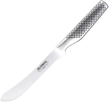 global heavyweight butchers knife 7 inch stainless steel image
