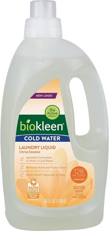 biokleen laundry liquid cold water formula image