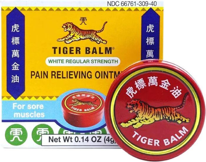 Tiger Balm Pain Relieving White Regular Strength, 4g - Image 1