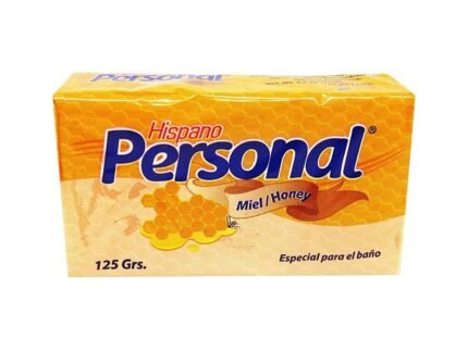 Hispano Jabon Personal Honey Miel Bar Soap, 125g, 4.4 oz