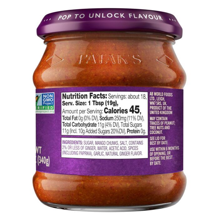 pataks major grey chutney image