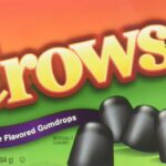 tootsie black crows licorice flavored gumdrops image