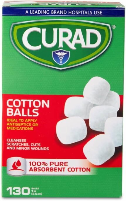 curad sterile cotton balls image