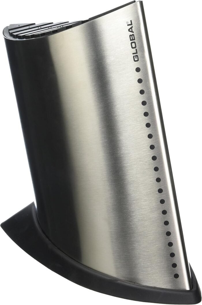 global gkb 52 stainless 10 slot knife block image