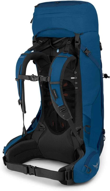 osprey aether mens backpack 55l deep water blue l xl image
