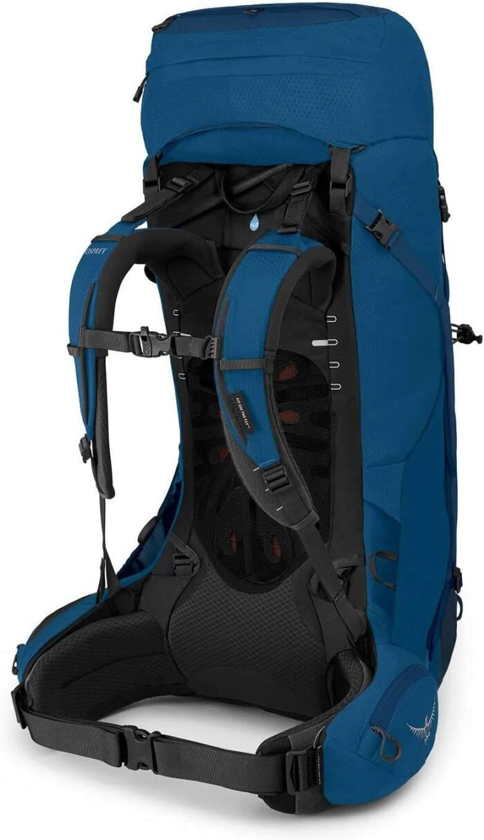 osprey aether mens backpack 55l deep water blue l xl image