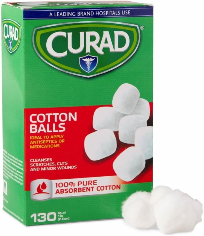 curad sterile cotton balls image