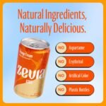 zevia soda orange cream sparkling drink image