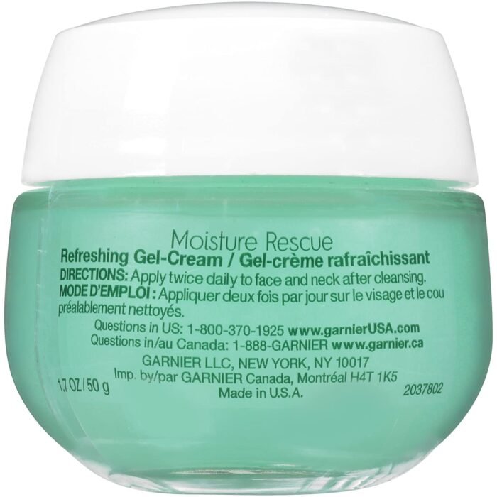 garnier moisture rescue refreshing gel cream image