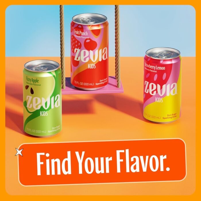 zevia soda orange cream sparkling drink image