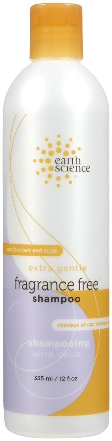 earth science fragrance free shampoo bottle image