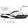 reef mens fanning flip flop grey white 8m us image