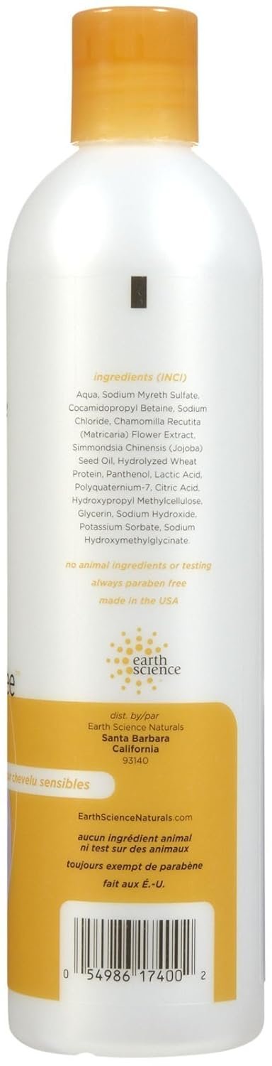 earth science fragrance free shampoo bottle image