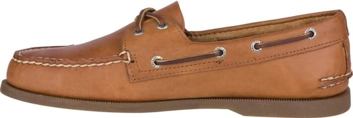 sperry a/o 2 eye leather boat shoes sahara 10 m us image