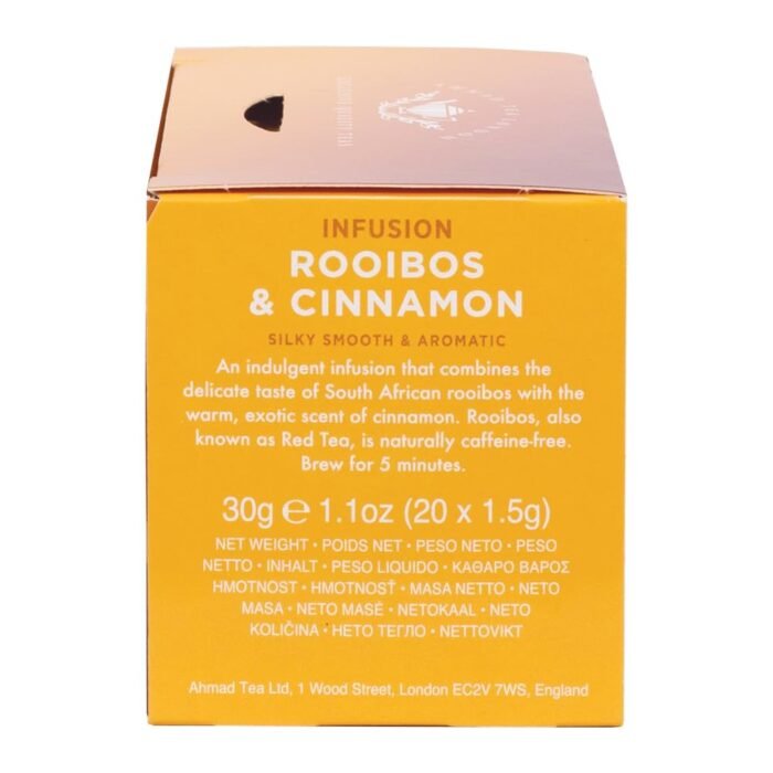 ahmad tea peppermint and lemon herbal tea pack image