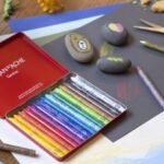 caran d ache neocolor water resistant wax pastels metallic 10 colors pack
