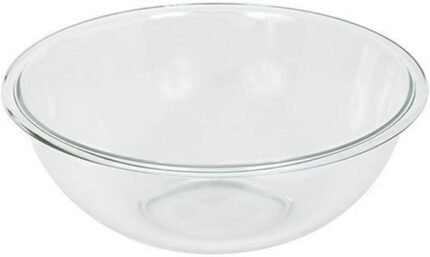 pyrex glass mixing bowl clear image