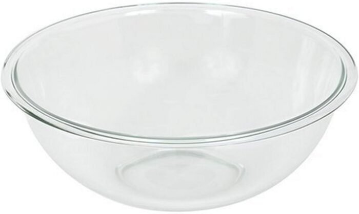 pyrex glass mixing bowl clear image