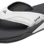 reef fanning men bottle opener flip flop grey white 8