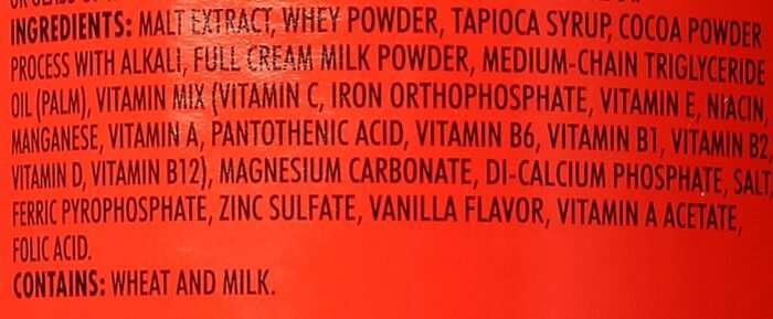 ovaltine european formula malted drink bottle image