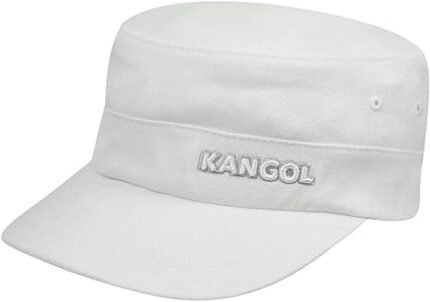 Kangol Cotton Twill Army Cap, White, Small