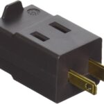 brown 3 outlet 2wire cube tap image