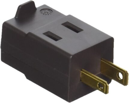 brown 3 outlet 2wire cube tap image