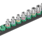 zyklop socket set imperial 1/4 drive 9 ct image