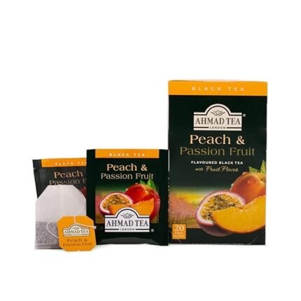 ahmad tea flavored black tea peach & passion fruit image