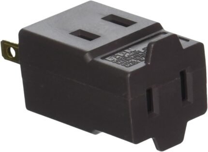 brown 3 outlet 2wire cube tap image