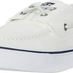 sperry bahama ii boat shoe size 9.5 m white image