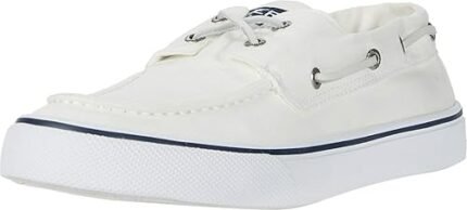 sperry bahama ii boat shoe size 9.5 m white image