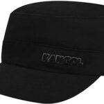 Kangol Cotton Twill Army Cap, Black, Small-Medium