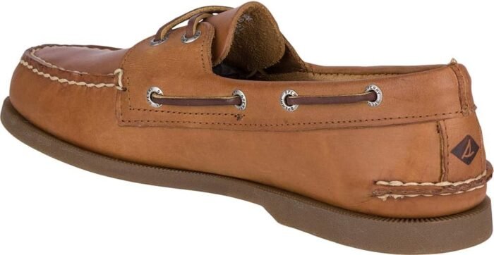 sperry a/o 2 eye leather boat shoes sahara 10 m us image
