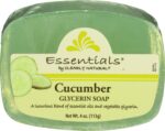 clearly natural glycerine soap bar cucumber image