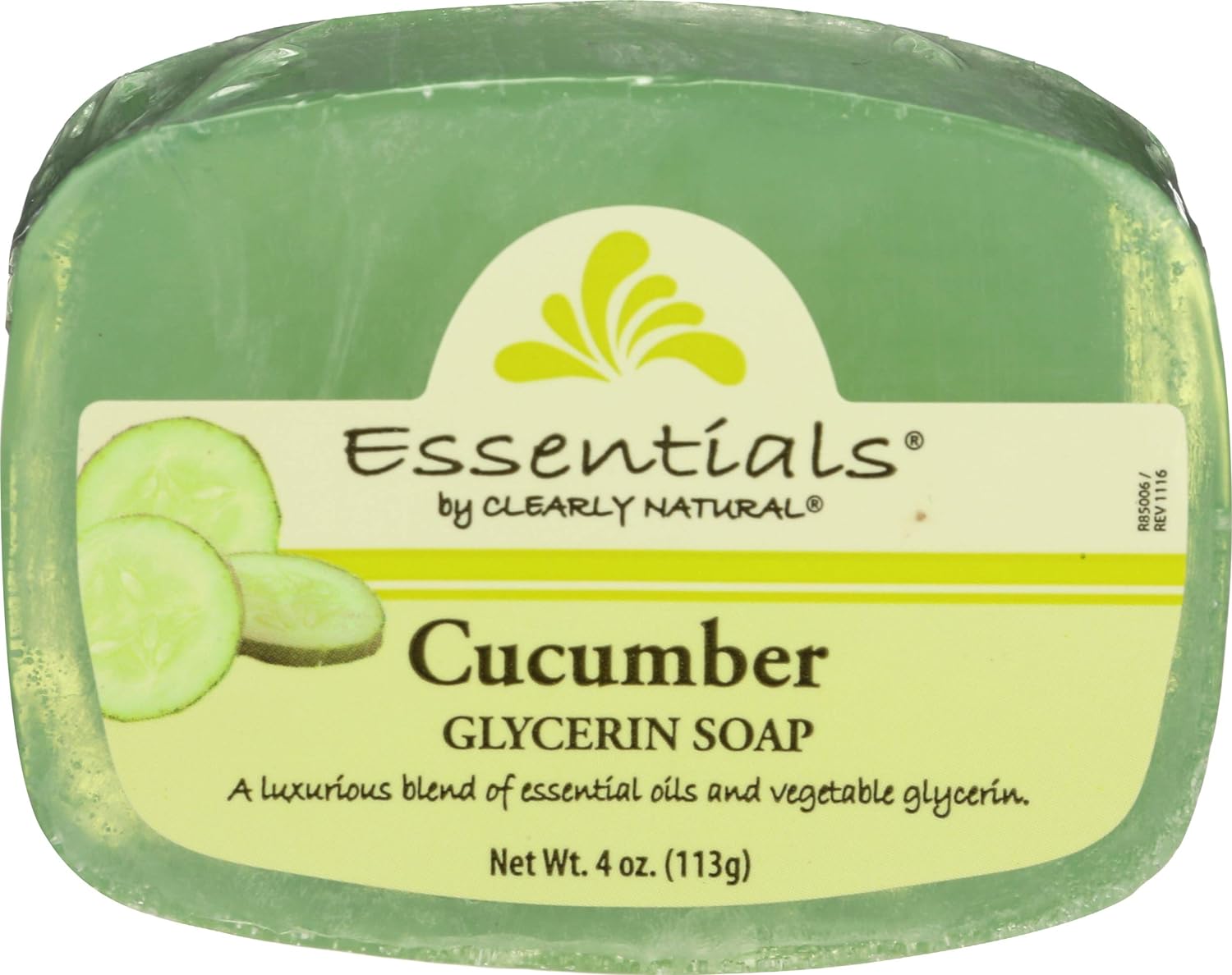 7 clearly natural glycerine soap bar cucumber image