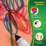 crayola ultra clean washable markers 8 bold colors pack