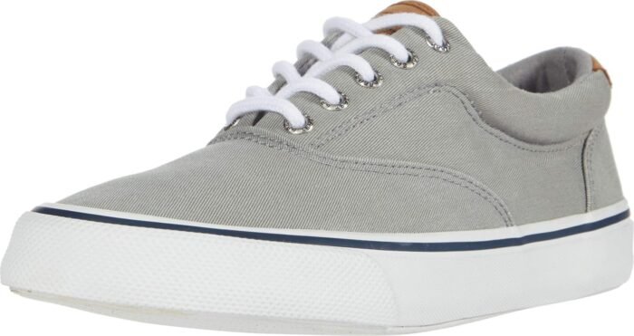 sperry mens striper ii cvo core sneakers salt washed chino 10m image