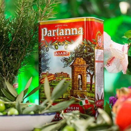 partanna extra virgin olive oil ounce tin pack image