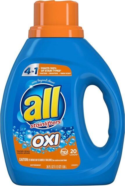 all stainlifters laundry detergent fresh 20 loads 36 fi oz image